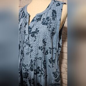 Sonoma Blue Floral Dress